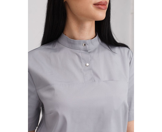 Зображення 5 Жіночий медичний костюм Денвер сірий р. 44, "БІЛИЙ ХАЛАТ" 429-328-679, Розмір: 44, Цвет: сірий