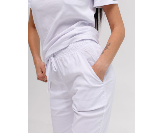 Зображення 5 Медичний костюм жіночий Марсель білий р. 46, "БІЛИЙ ХАЛАТ" 383-324-708, Розмір: 46, Цвет: білий