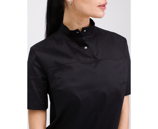 Зображення 5 Жіночий медичний костюм Денвер чорний р. 54, "БІЛИЙ ХАЛАТ" 429-321-679, Розмір: 54, Цвет: чорний