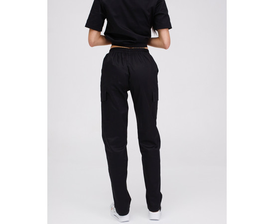 Зображення 8 Жіночий медичний костюм Денвер чорний р. 50, "БІЛИЙ ХАЛАТ" 429-321-679, Розмір: 50, Цвет: чорний