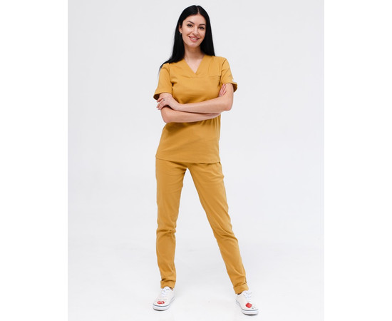 Зображення 8 Жіночий костюм жіночий Марсель гірчичний р. 40, "БІЛИЙ ХАЛАТ" 383-395-708, Розмір: 40, Цвет: гірчичний