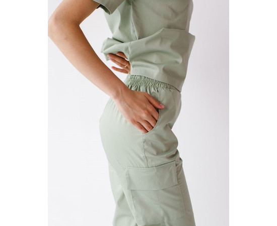 Зображення 3 Медичний жіночий костюм Денвер фісташковий р. 40, "БІЛИЙ ХАЛАТ" 429-396-679, Розмір: 40, Цвет: фісташковий