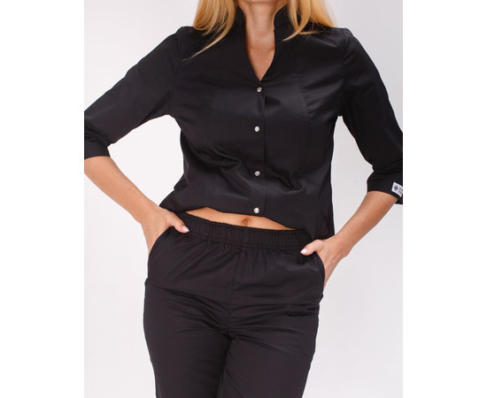 Зображення 7 Жіночий костюм жіночий Елізабет чорний р. 50, "БІЛИЙ ХАЛАТ" 441-321-679, Розмір: 50, Цвет: чорний