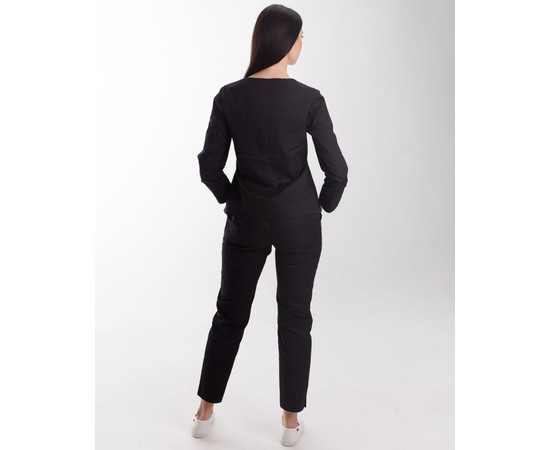 Зображення 2 Жіночий костюм жіночий Жаклін чорний р. 50, "БІЛИЙ ХАЛАТ" 440-321-677, Розмір: 50, Цвет: чорний