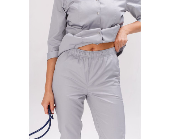 Изображение 7 Медицинский костюм женский Элизабет серый р. 40, "БЕЛЫЙ ХАЛАТ" 441-328-679, Размер: 40, Цвет: серый