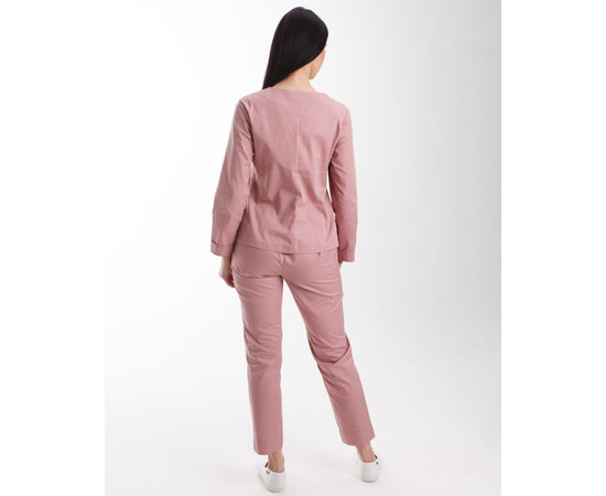 Зображення 2 Жіночий жіночий костюм Жаклін попільно-рожевий р. 40, "БІЛИЙ ХАЛАТ" 440-429-677, Розмір: 40, Цвет: попелясто-рожевий