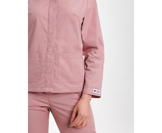 Зображення 5 Жіночий жіночий костюм Жаклін попільно-рожевий р. 50, "БІЛИЙ ХАЛАТ" 440-429-677, Розмір: 50, Цвет: попелясто-рожевий