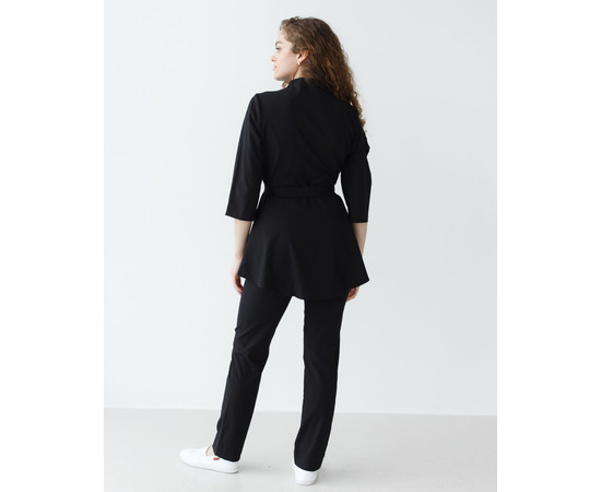 Зображення 2 Медичний костюм жіночий Мішель чорний р. 44, "БІЛИЙ ХАЛАТ" 308-321-738, Розмір: 44, Цвет: чорний