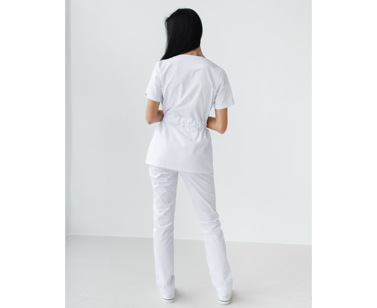 Зображення 2 Медичний костюм жіночий Наомі білий р. 44, "БІЛИЙ ХАЛАТ" 331-324-679, Розмір: 44, Цвет: білий
