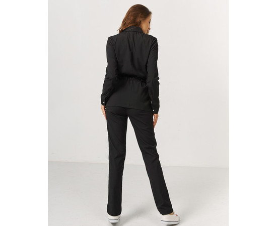 Изображение 2 Медицинский костюм женский Монтана черный р. 42, "БЕЛЫЙ ХАЛАТ" 332-321-715, Размер: 42, Цвет: черный