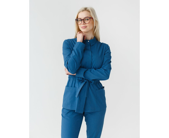 Зображення 3 Медичний костюм жіночий Монтана синій р. 44, "БІЛИЙ ХАЛАТ" 332-412-715, Розмір: 44, Цвет: синий