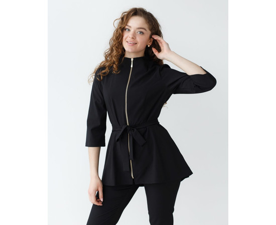 Зображення 3 Медичний костюм жіночий Мішель чорний р. 48, "БІЛИЙ ХАЛАТ" 308-321-738, Розмір: 48, Цвет: чорний