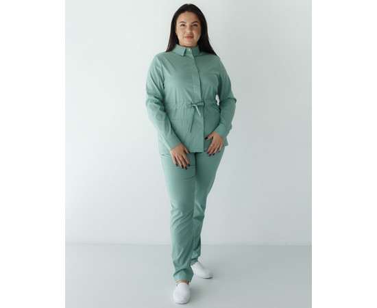 Зображення 3 Жіночий костюм жіночий Монтана оливковий р. 40, "БІЛИЙ ХАЛАТ" 332-327-715, Розмір: 40, Цвет: оливковий