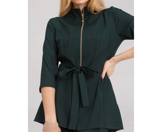 Зображення 3 Жіночий медичний костюм Мішель темно-зелений р. 42, "БІЛИЙ ХАЛАТ" 308-430-738, Розмір: 42, Цвет: темно-зелений