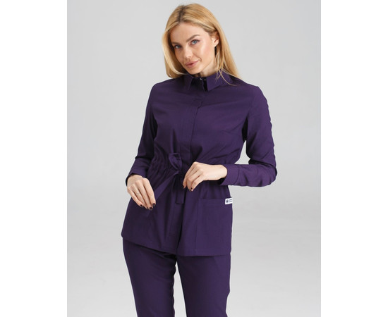 Изображение 3 Женский медицинский костюм Монтана фиолетовый р. 40, "БЕЛЫЙ ХАЛАТ" 332-335-679, Размер: 40, Цвет: фиолетовый