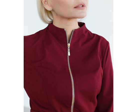 Зображення 4 Медичний костюм жіночий Мішель марсала р. 46, "БІЛИЙ ХАЛАТ" 308-326-738, Розмір: 46, Цвет: марсала