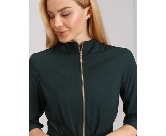 Зображення 4 Жіночий медичний костюм Мішель темно-зелений р. 50, "БІЛИЙ ХАЛАТ" 308-430-738, Розмір: 50, Цвет: темно-зелений