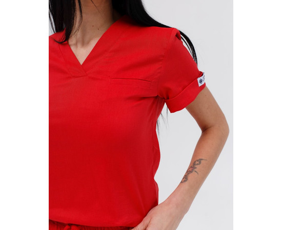 Зображення 5 Жіночий костюм жіночий Марсель червоний р. 38, "БІЛИЙ ХАЛАТ" 383-434-708, Розмір: 38, Цвет: червоний