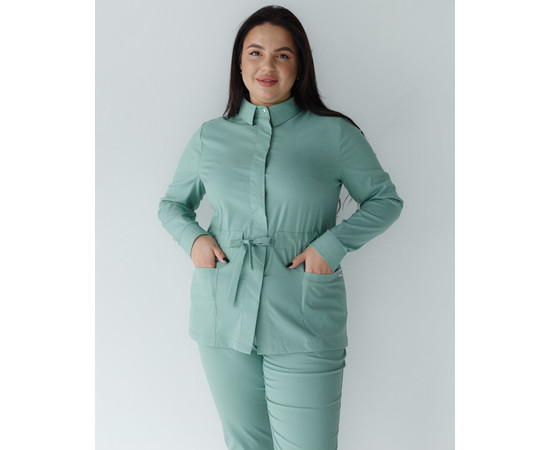 Изображение 5 Медицинский костюм женский Монтана оливковый р. 52, "БЕЛЫЙ ХАЛАТ" 332-327-715, Размер: 52, Цвет: оливковый