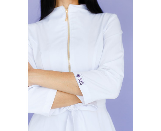 Изображение 5 Медицинский костюм женский Мишель белый р. 46, "БЕЛЫЙ ХАЛАТ" 308-324-738, Размер: 46, Цвет: белый