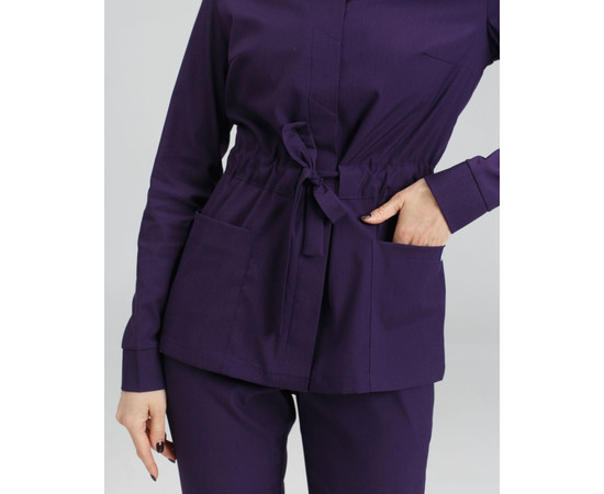Изображение 5 Женский медицинский костюм Монтана фиолетовый р. 46, "БЕЛЫЙ ХАЛАТ" 332-335-679, Размер: 46, Цвет: фиолетовый