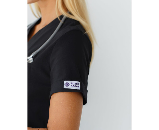 Зображення 6 Жіночий костюм жіночий Марсель чорний р. 38, "БІЛИЙ ХАЛАТ" 383-321-708, Розмір: 38, Цвет: чорний