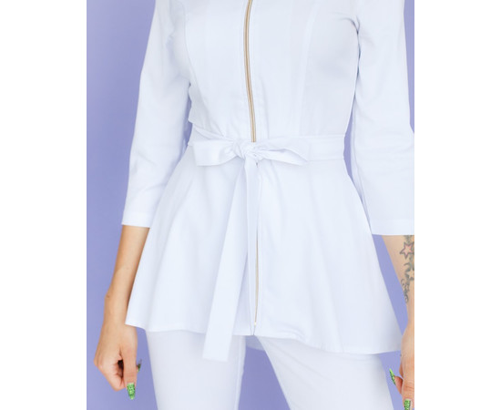 Зображення 6 Медичний костюм жіночий Мішель білий р. 44, "БІЛИЙ ХАЛАТ" 308-324-738, Розмір: 44, Цвет: білий