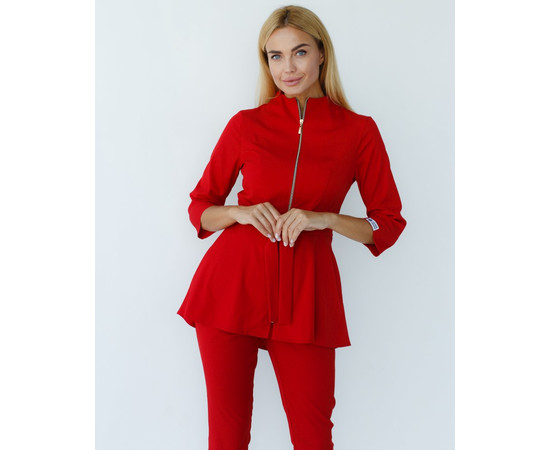 Зображення 7 Жіночий костюм жіночий Мішель червоний р. 42, "БІЛИЙ ХАЛАТ" 308-339-738, Розмір: 42, Цвет: червоний
