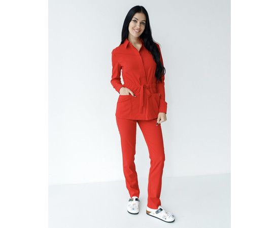 Зображення 7 Жіночий костюм жіночий Монтана червоний р. 40, "БІЛИЙ ХАЛАТ" 332-339-715, Розмір: 40, Цвет: червоний