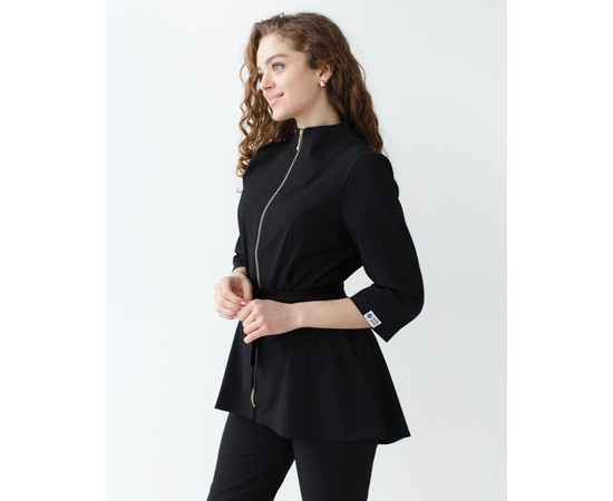 Зображення 7 Медичний костюм жіночий Мішель чорний р. 50, "БІЛИЙ ХАЛАТ" 308-321-738, Розмір: 50, Цвет: чорний