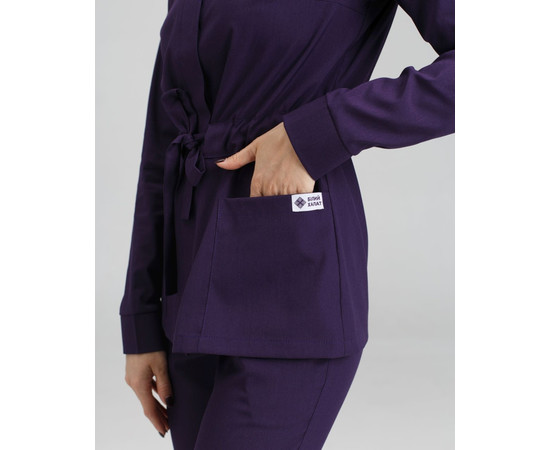 Изображение 8 Женский медицинский костюм Монтана фиолетовый р. 48, "БЕЛЫЙ ХАЛАТ" 332-335-679, Размер: 48, Цвет: фиолетовый