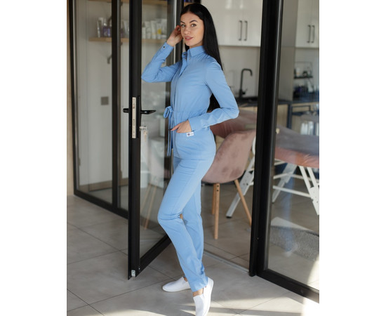 Изображение 8 Медицинский костюм женский Монтана голубой р. 42, "БЕЛЫЙ ХАЛАТ" 332-333-715, Размер: 42, Цвет: голубой