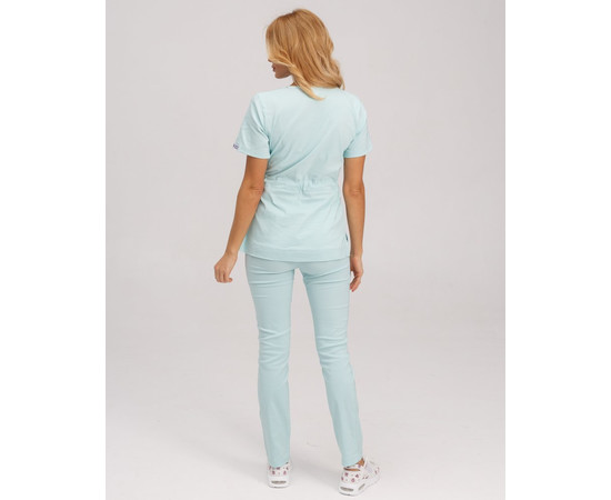 Зображення 2 Медичний костюм жіночий Ріо м'ятний р. 52, "БІЛИЙ ХАЛАТ" 135-332-715, Розмір: 52, Цвет: м'ятний