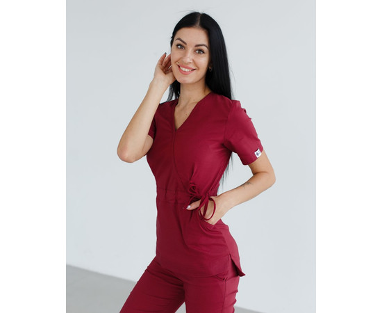 Зображення 3 Жіночий костюм жіночий Ріо марсала р. 44, "БІЛИЙ ХАЛАТ" 135-326-707, Розмір: 44, Цвет: марсала