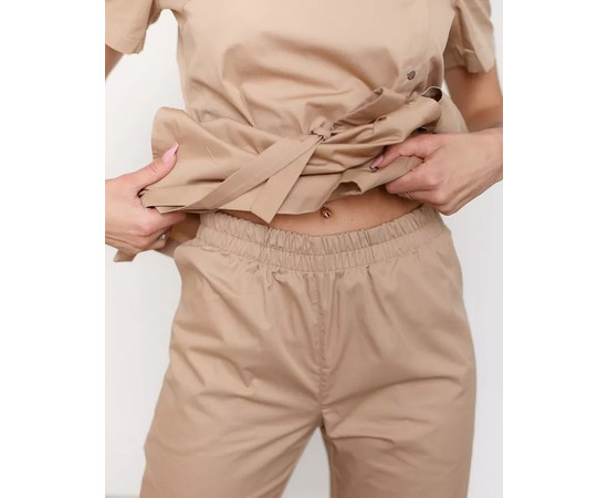 Зображення 3 Жіночий костюм жіночий Наомі пісок р. 52, "БІЛИЙ ХАЛАТ" 331-323-679, Розмір: 52, Цвет: пісочний