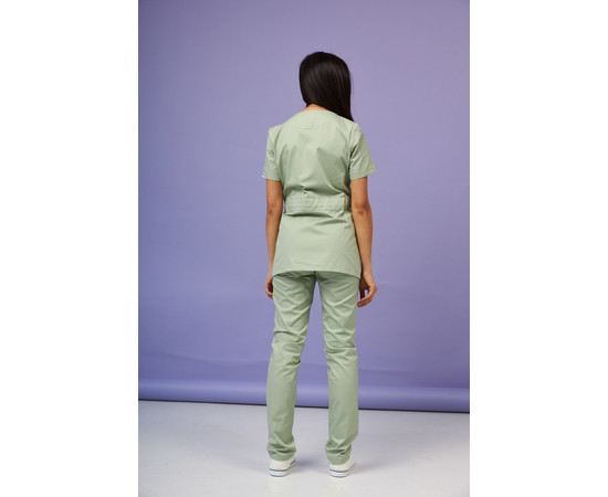 Зображення 3 Жіночий костюм жіночий Наомі фісташковий р. 54, "БІЛИЙ ХАЛАТ" 331-396-679, Розмір: 54, Цвет: фісташковий