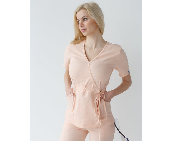 Зображення 3 Жіночий костюм жіночий Ріо персиковий р. 42, "БІЛИЙ ХАЛАТ" 135-338-715, Розмір: 42, Цвет: персиковий