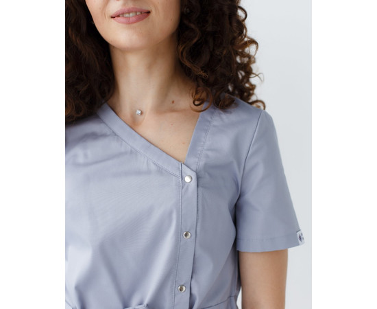 Зображення 4 Медичний костюм жіночий Наомі сірий р. 48, "БІЛИЙ ХАЛАТ" 331-328-679, Розмір: 48, Цвет: сірий