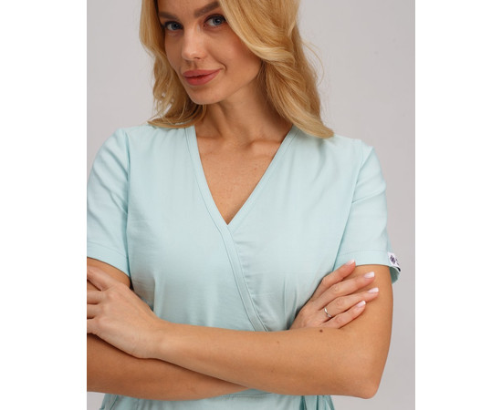 Зображення 4 Медичний костюм жіночий Ріо м'ятний р. 42, "БІЛИЙ ХАЛАТ" 135-332-715, Розмір: 42, Цвет: м'ятний