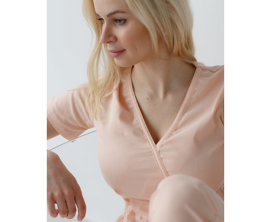 Зображення 4 Жіночий костюм жіночий Ріо персиковий р. 48, "БІЛИЙ ХАЛАТ" 135-338-715, Розмір: 48, Цвет: персиковий