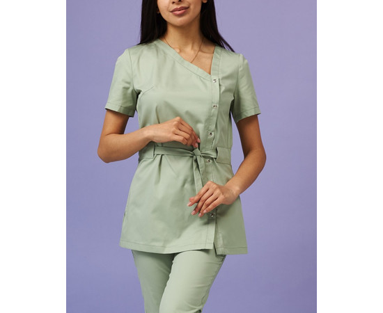 Зображення 4 Жіночий костюм жіночий Наомі фісташковий р. 42, "БІЛИЙ ХАЛАТ" 331-396-679, Розмір: 42, Цвет: фісташковий