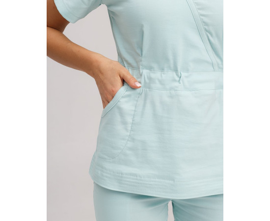 Зображення 5 Медичний костюм жіночий Ріо м'ятний р. 40, "БІЛИЙ ХАЛАТ" 135-332-715, Розмір: 40, Цвет: м'ятний