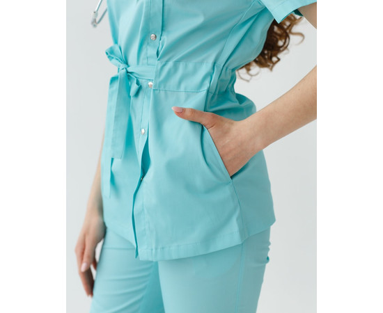 Зображення 5 Жіночий костюм жіночий Наомі м'ятний р. 52, "БІЛИЙ ХАЛАТ" 331-332-679, Розмір: 52, Цвет: м'ятний