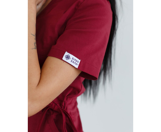 Зображення 5 Жіночий костюм жіночий Ріо марсала р. 44, "БІЛИЙ ХАЛАТ" 135-326-707, Розмір: 44, Цвет: марсала