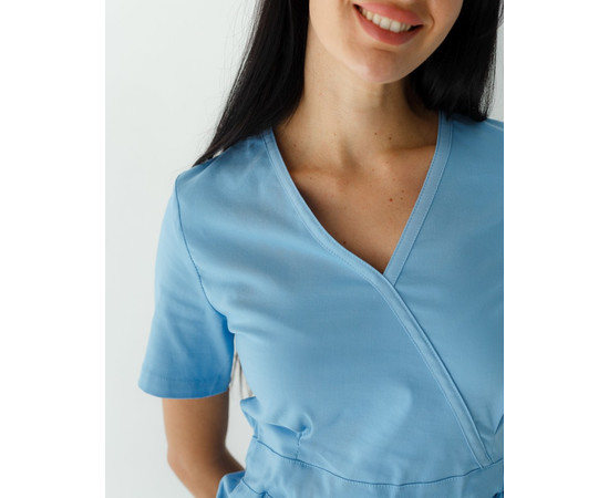 Зображення 5 Жіночий костюм жіночий Ріо блакитний р. 46, "БІЛИЙ ХАЛАТ" 135-333-707, Розмір: 46, Цвет: блакитний