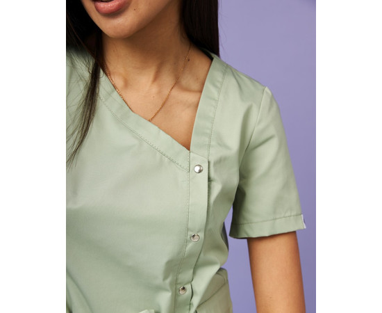 Изображение 5 Медицинский костюм женский Наоми фисташковый р. 40, "БЕЛЫЙ ХАЛАТ" 331-396-679, Размер: 40, Цвет: фисташковый