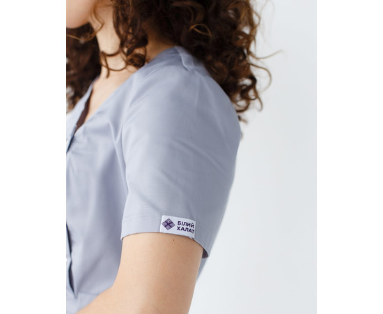 Зображення 5 Медичний костюм жіночий Наомі сірий р. 42, "БІЛИЙ ХАЛАТ" 331-328-679, Розмір: 42, Цвет: сірий