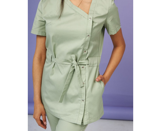 Зображення 6 Жіночий костюм жіночий Наомі фісташковий р. 42, "БІЛИЙ ХАЛАТ" 331-396-679, Розмір: 42, Цвет: фісташковий