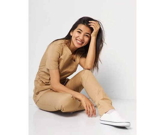 Зображення 6 Жіночий костюм жіночий Наомі пісок р. 44, "БІЛИЙ ХАЛАТ" 331-323-679, Розмір: 44, Цвет: пісочний