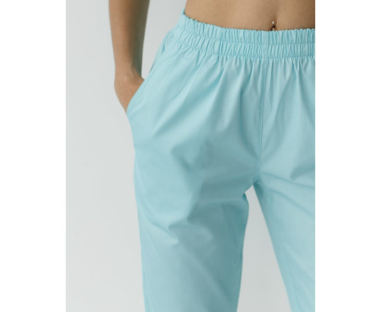 Изображение 6 Медицинский костюм женский Наоми мятный р. 46, "БЕЛЫЙ ХАЛАТ" 331-332-679, Размер: 46, Цвет: мятный